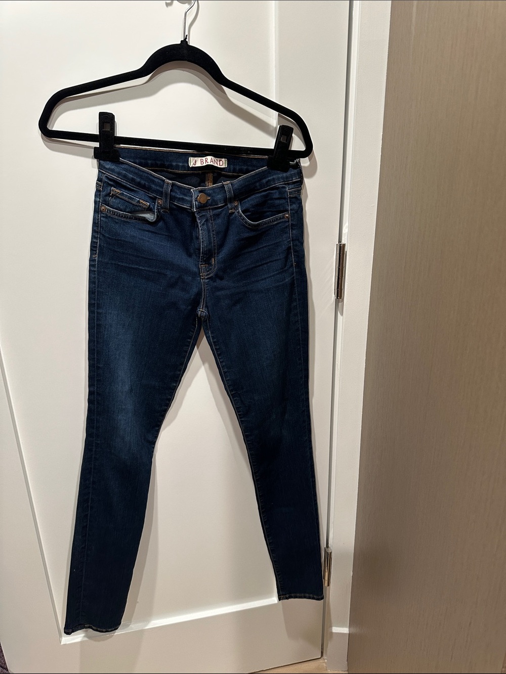 J Brand Dark Indigo Skinny Jeans